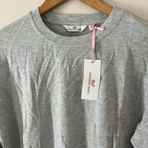 Vineyard Vines Dreamcloth Crewneck Sweater Light Gray NWT Size XS - Picture 2 of 9